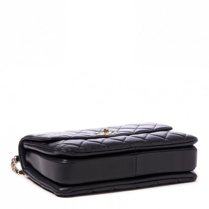 Chanel Lambskin Quilted Medium Trendy CC Flap Dual Handle Bag Black 3 of 10
