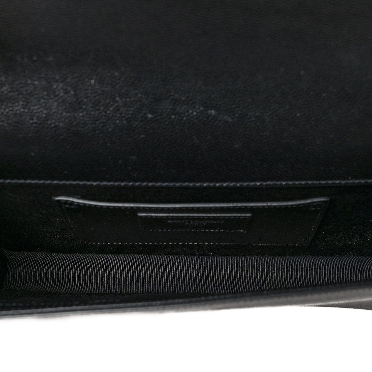 Saint Laurent Grain De Poudre Classic Monogram Kate Clutch Black 5 of 9