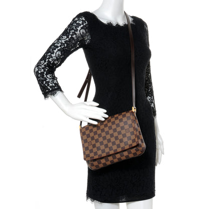 Louis Vuitton Damier Ebene Musette Tango Long Strap 2 of 7