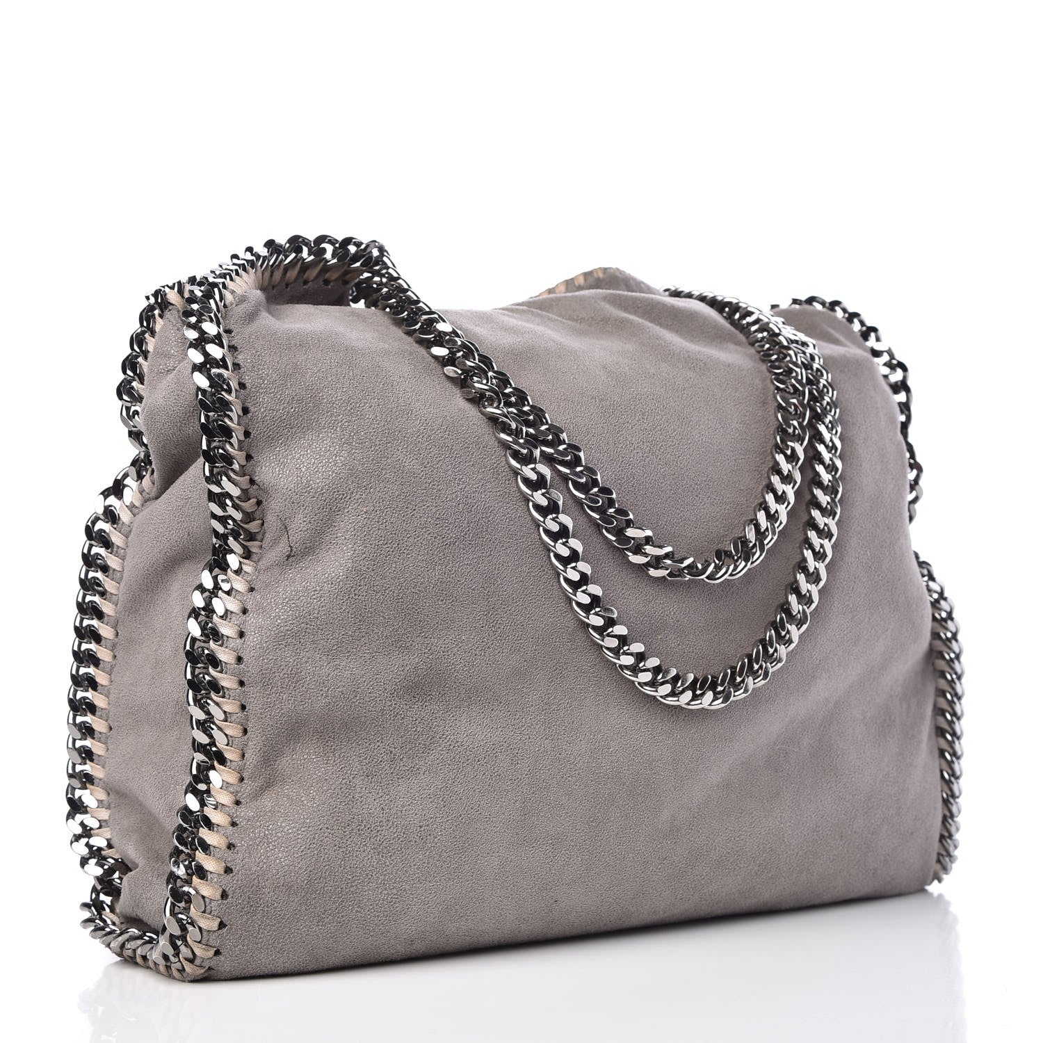 Stella McCartney Shaggy Deer Small Falabella Tote Light Grey 3 of 13