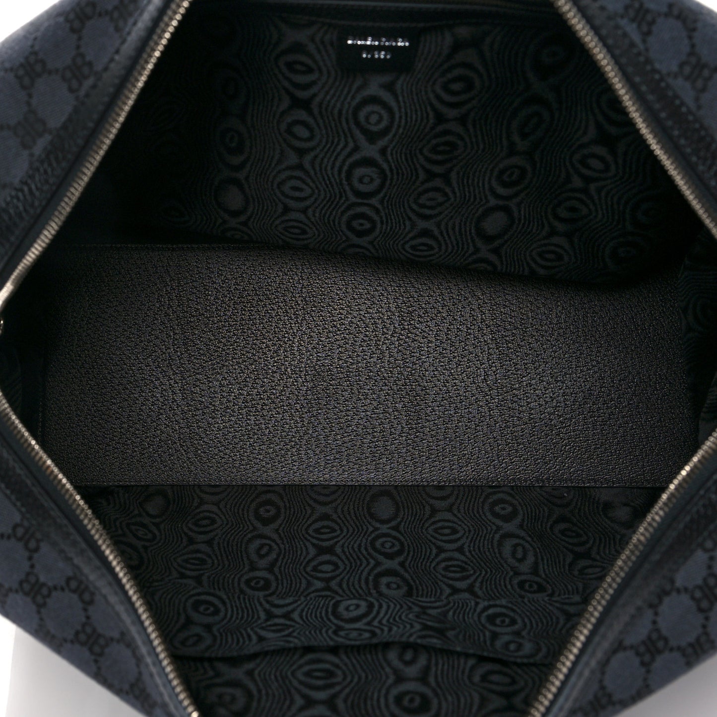 X BALENCIAGA BB Monogram Web Graffiti Medium Ophidia Carry-On Duffle Bag Black