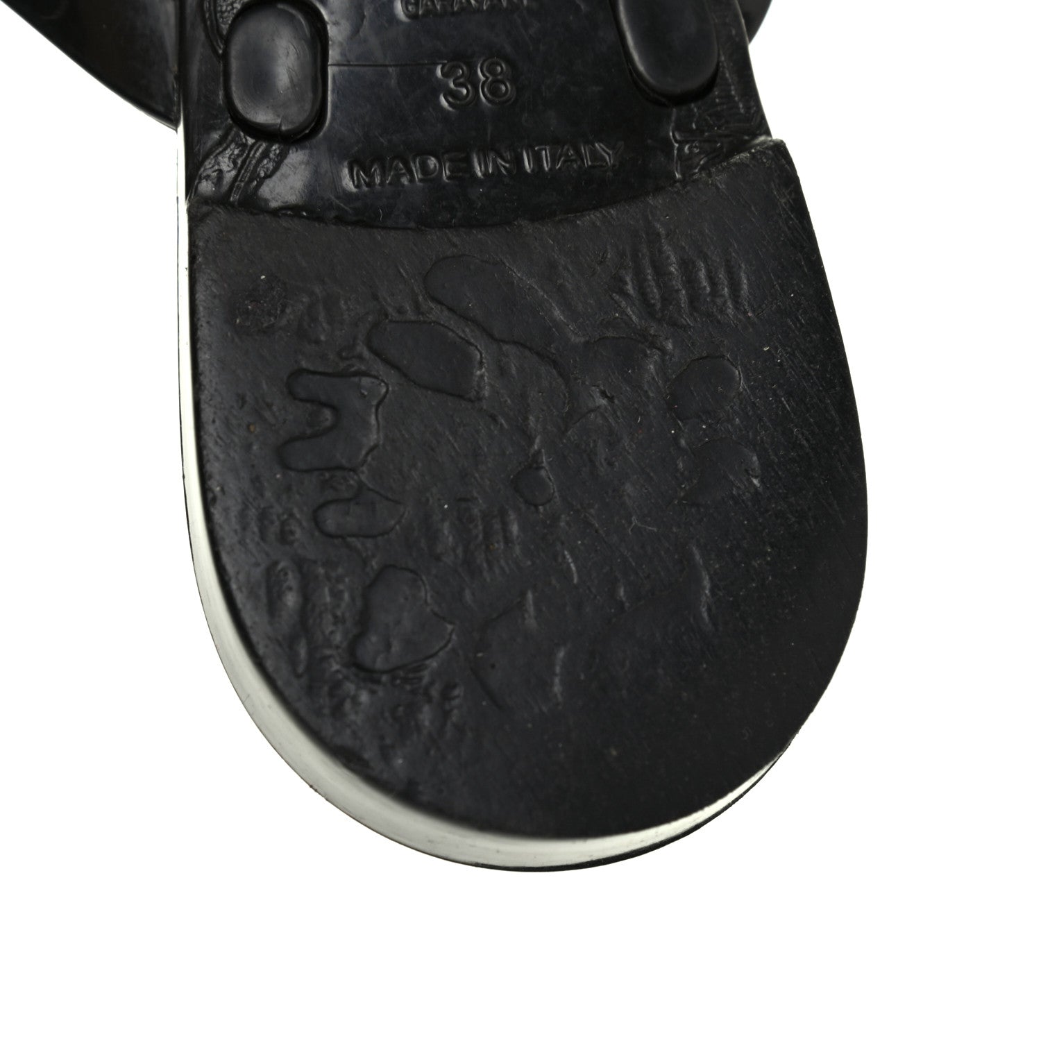 Valentino Garavani PVC Jelly Rockstud Bow Thong Sandals 38 Black 10 of 15
