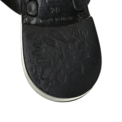 Valentino Garavani PVC Jelly Rockstud Bow Thong Sandals 38 Black 10 of 15