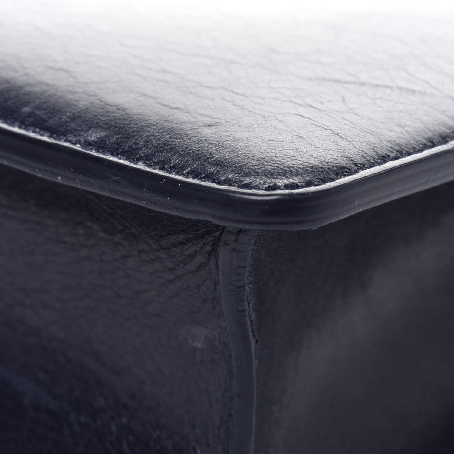 Christian Dior Shiny Crinkled Lambskin 30 Montaigne Flap Bag Indigo 12 of 20