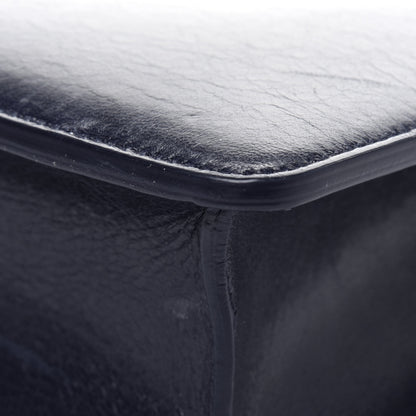 Christian Dior Shiny Crinkled Lambskin 30 Montaigne Flap Bag Indigo 12 of 20