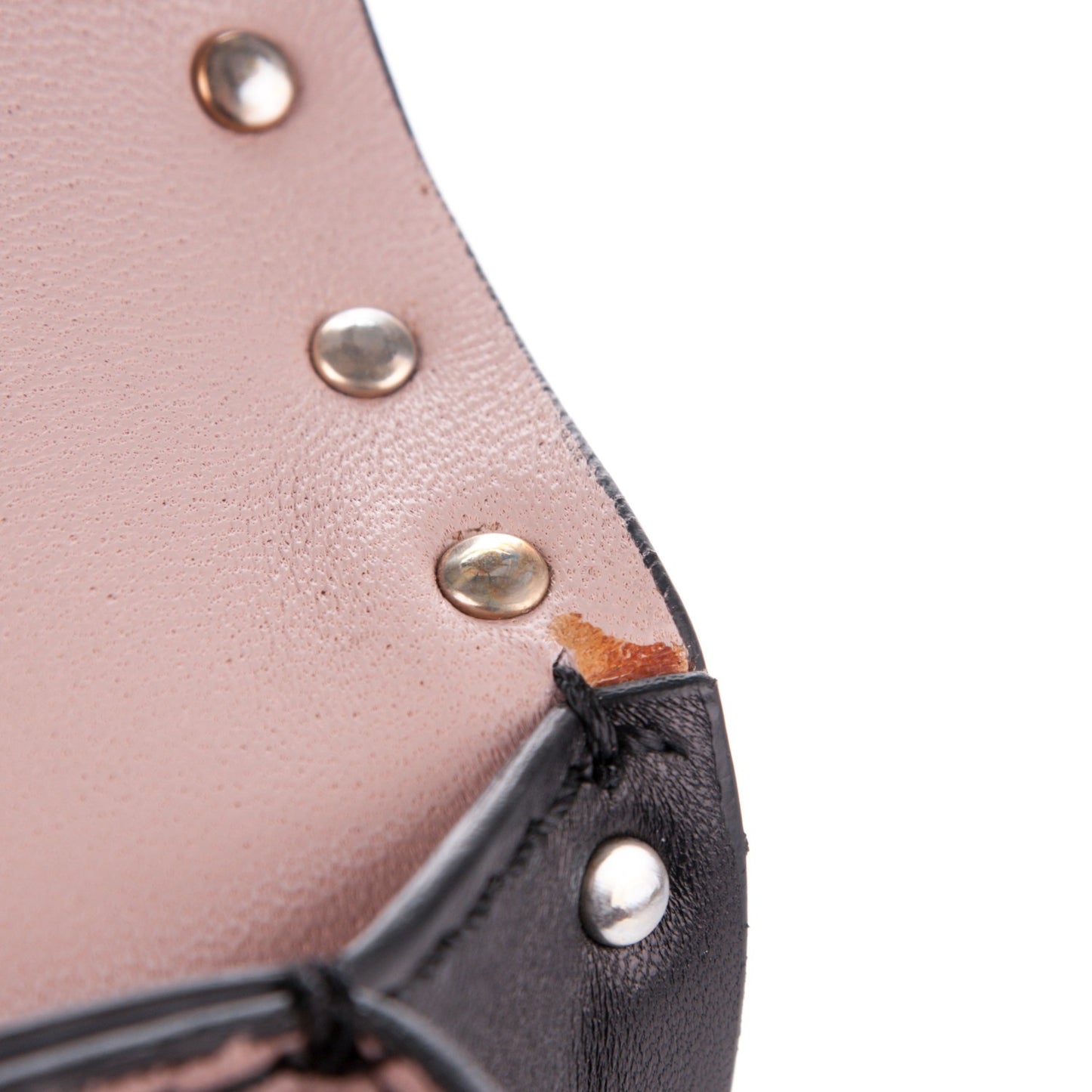 Nappa Rockstud Wristlet Clutch Black