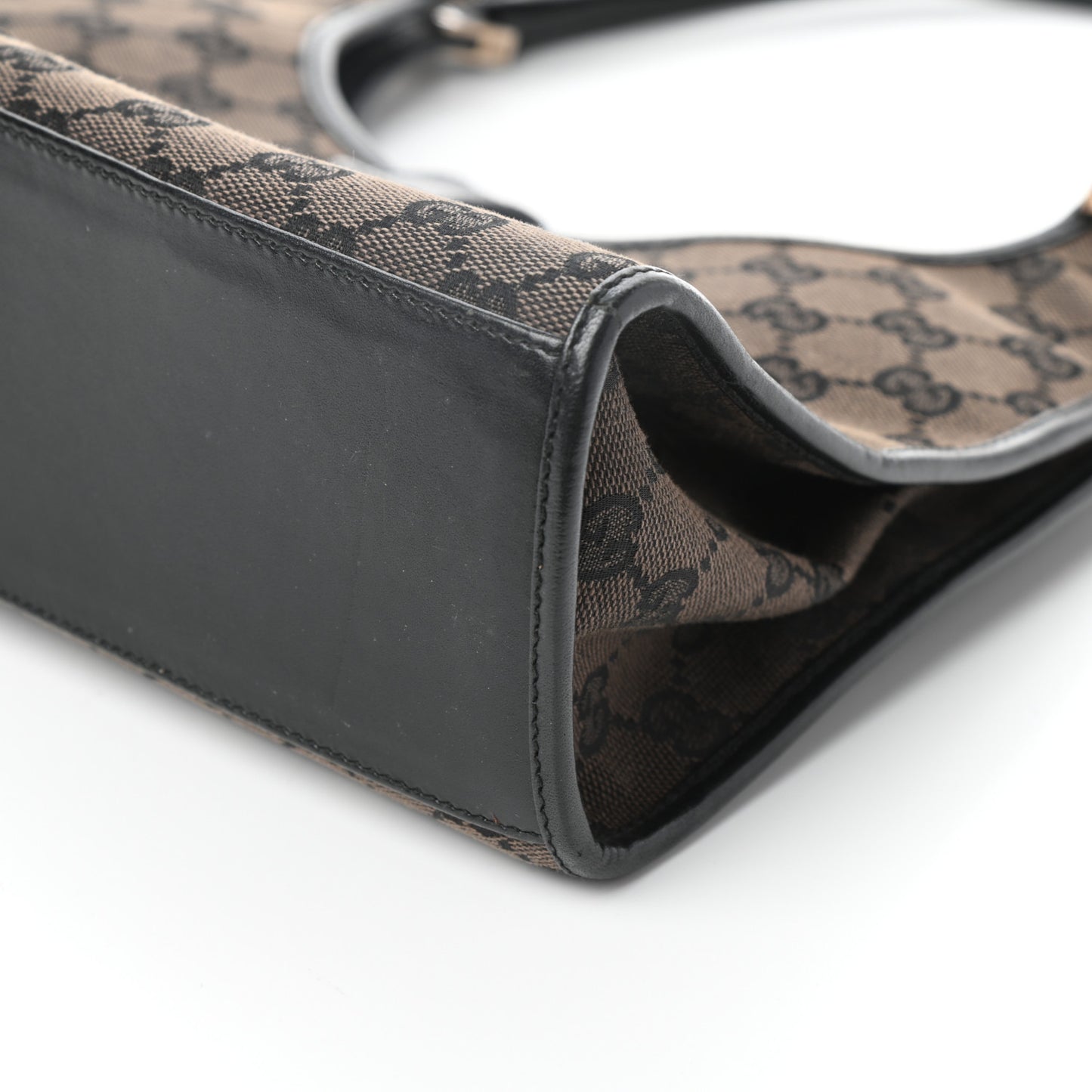 Monogram Bardot Shoulder Bag Black