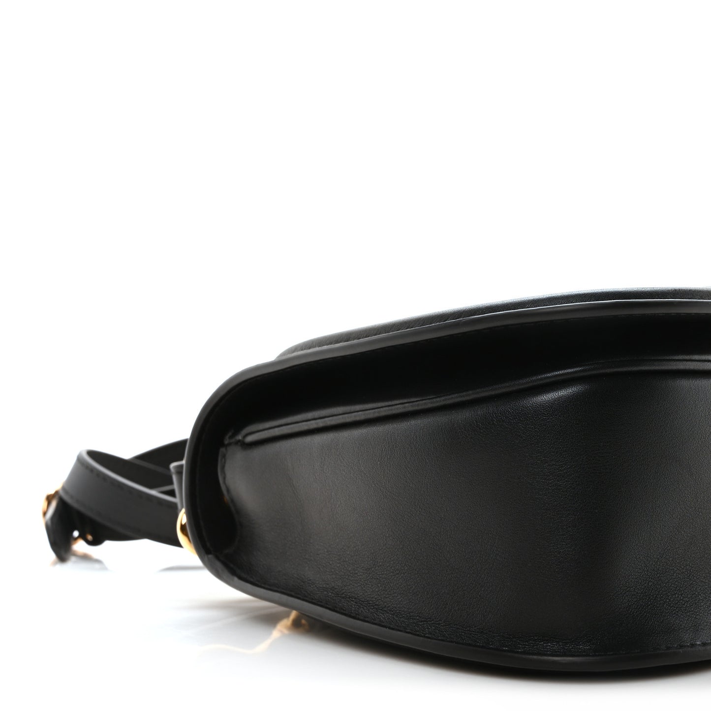 Calfskin Large Blondie Top Handle Bag Black