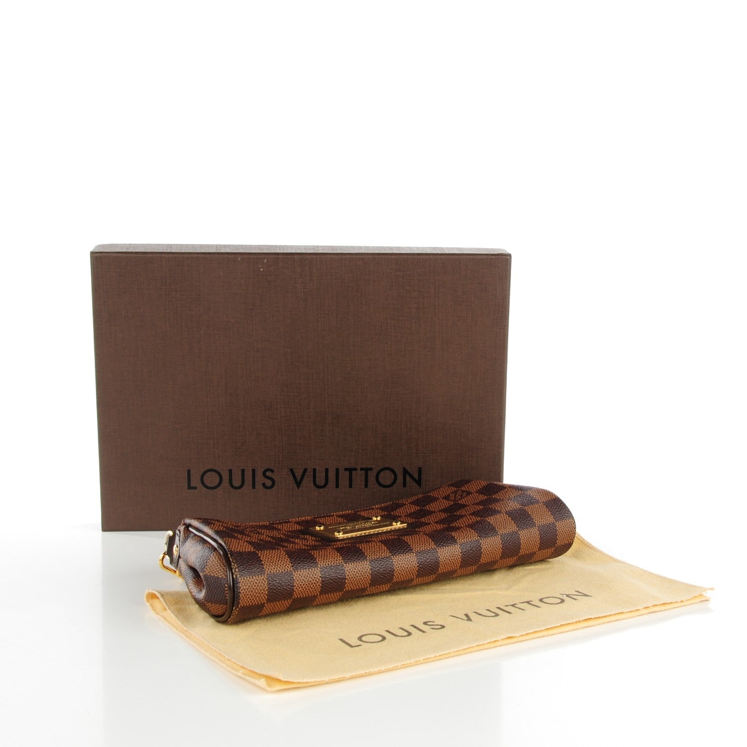 Louis Vuitton Damier Ebene Eva Clutch 8 of 16