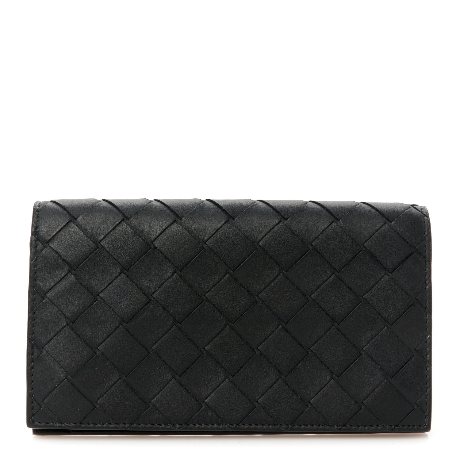 Bottega Veneta Nappa Intrecciato Sunglasses Case Black 1 of 8