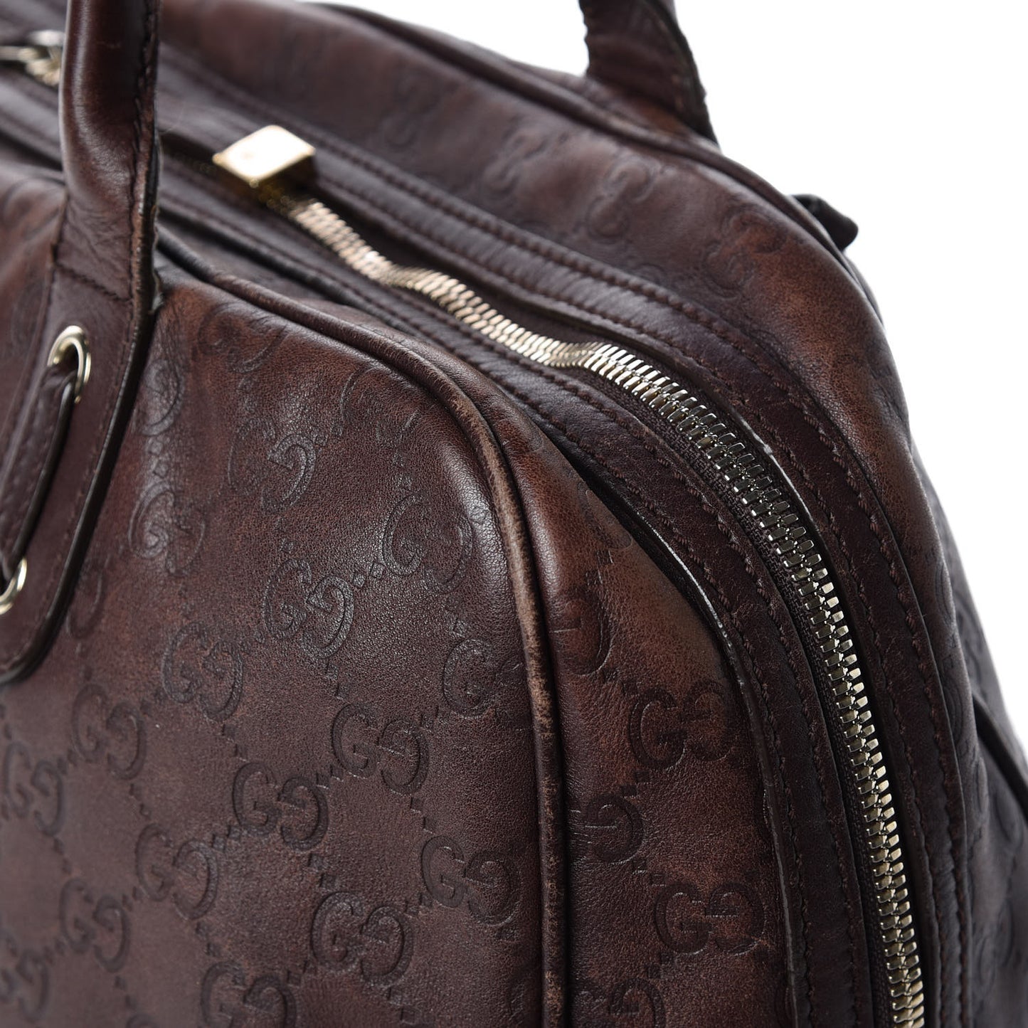 Guccissima Large Princy Tote Brown