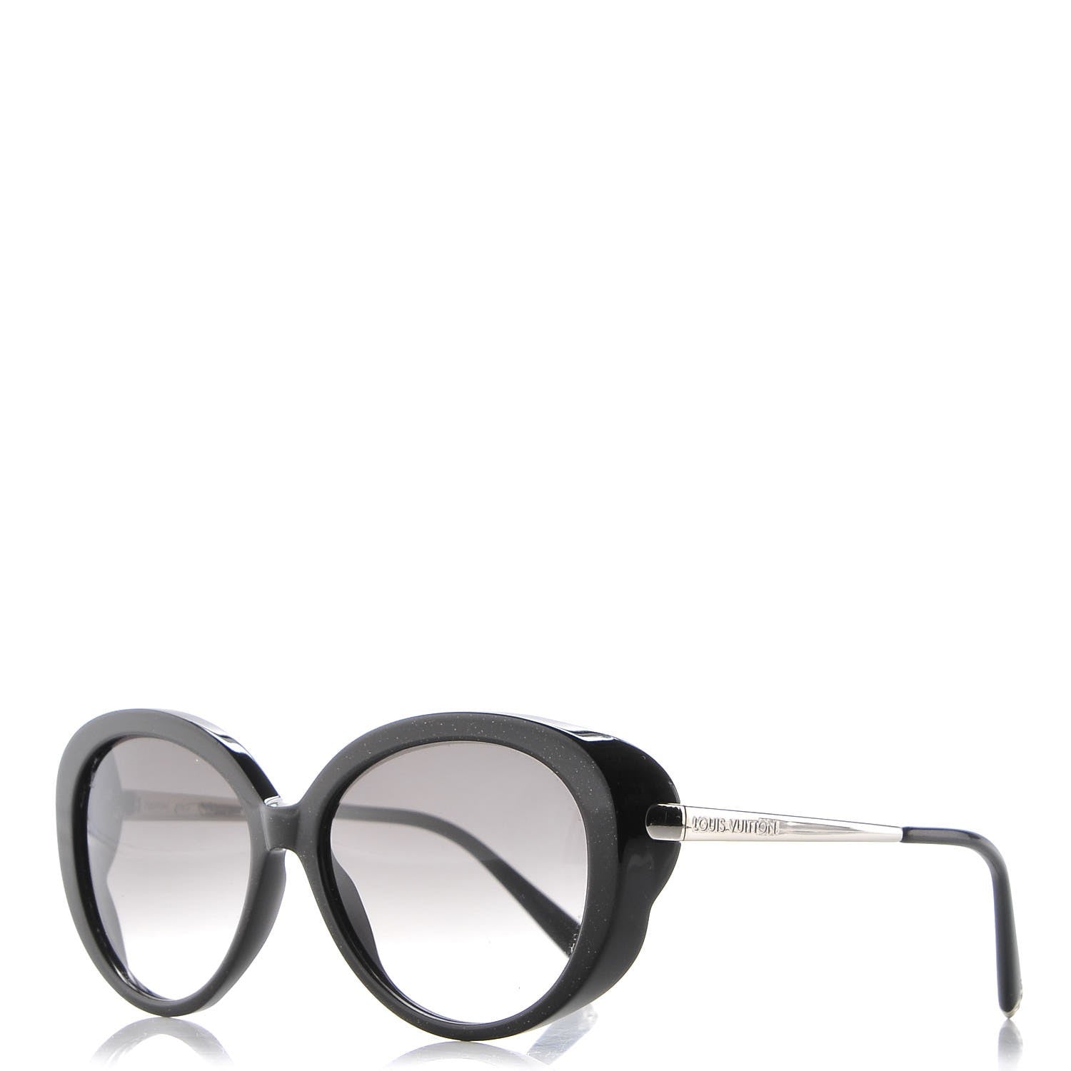 Louis Vuitton Acetate Bluebell Sunglasses Z0693W Black Glitter 1 of 7