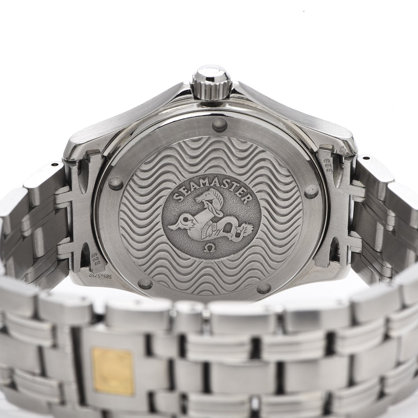 Stainless Steel 36mm Seamaster Quartz Watch Black 2511.52