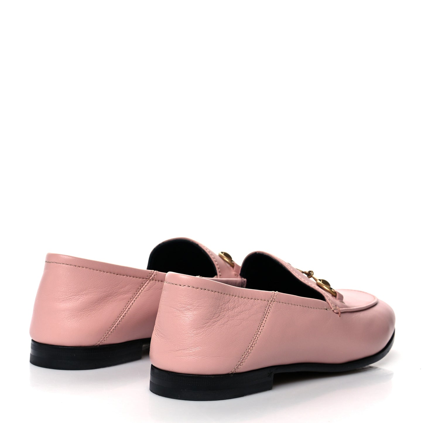 Lambskin Womens Brixton Horsebit Loafers 37 Perfect Pink