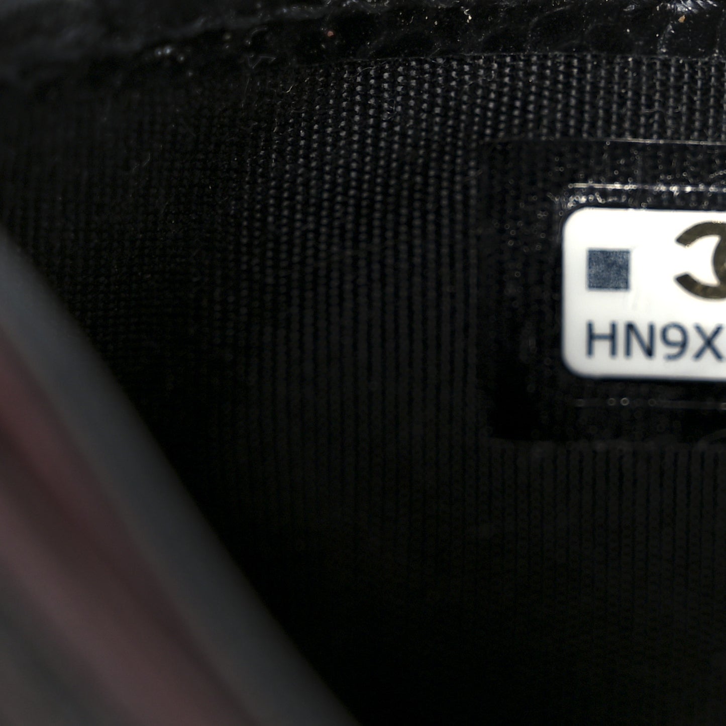 Caviar Quilted Card Holder Black