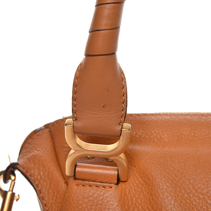 Chloe Calfskin Medium Marcie Satchel Brown Sugar 14 of 16