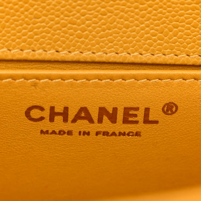 Chanel Lambskin Quilted Small Boy Flap Yellow 6 of 13