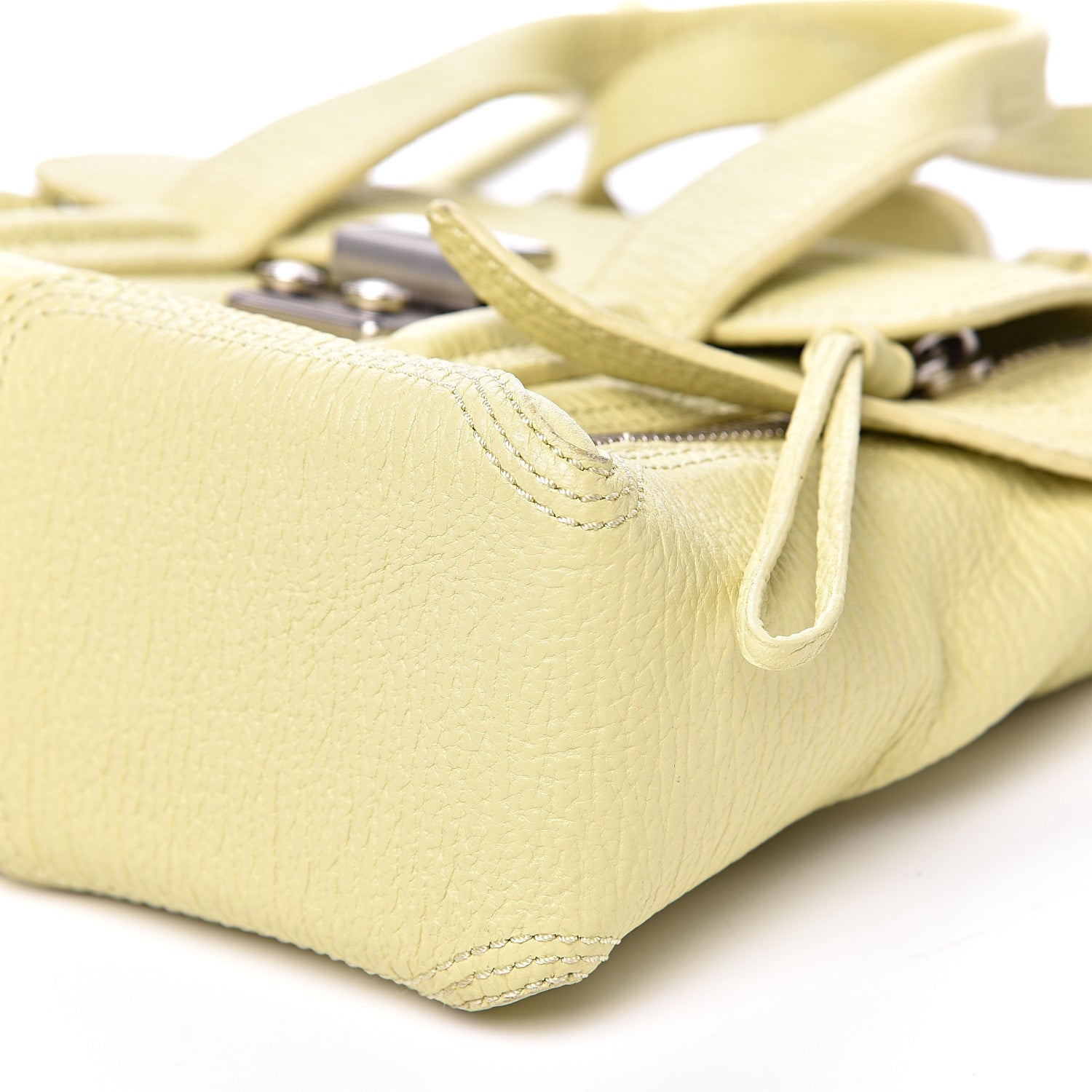 3.1 Phillip Lim 3.1 Textured Calfskin Mini Pashli Satchel Citron 9 of 13