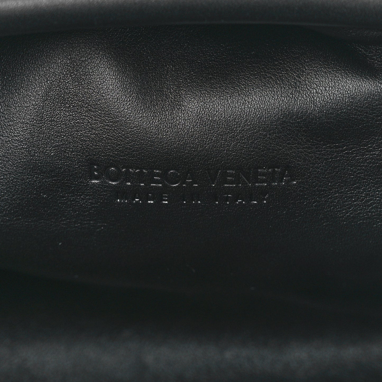 Smooth Butter Calf The Pouch Oversized Clutch Black