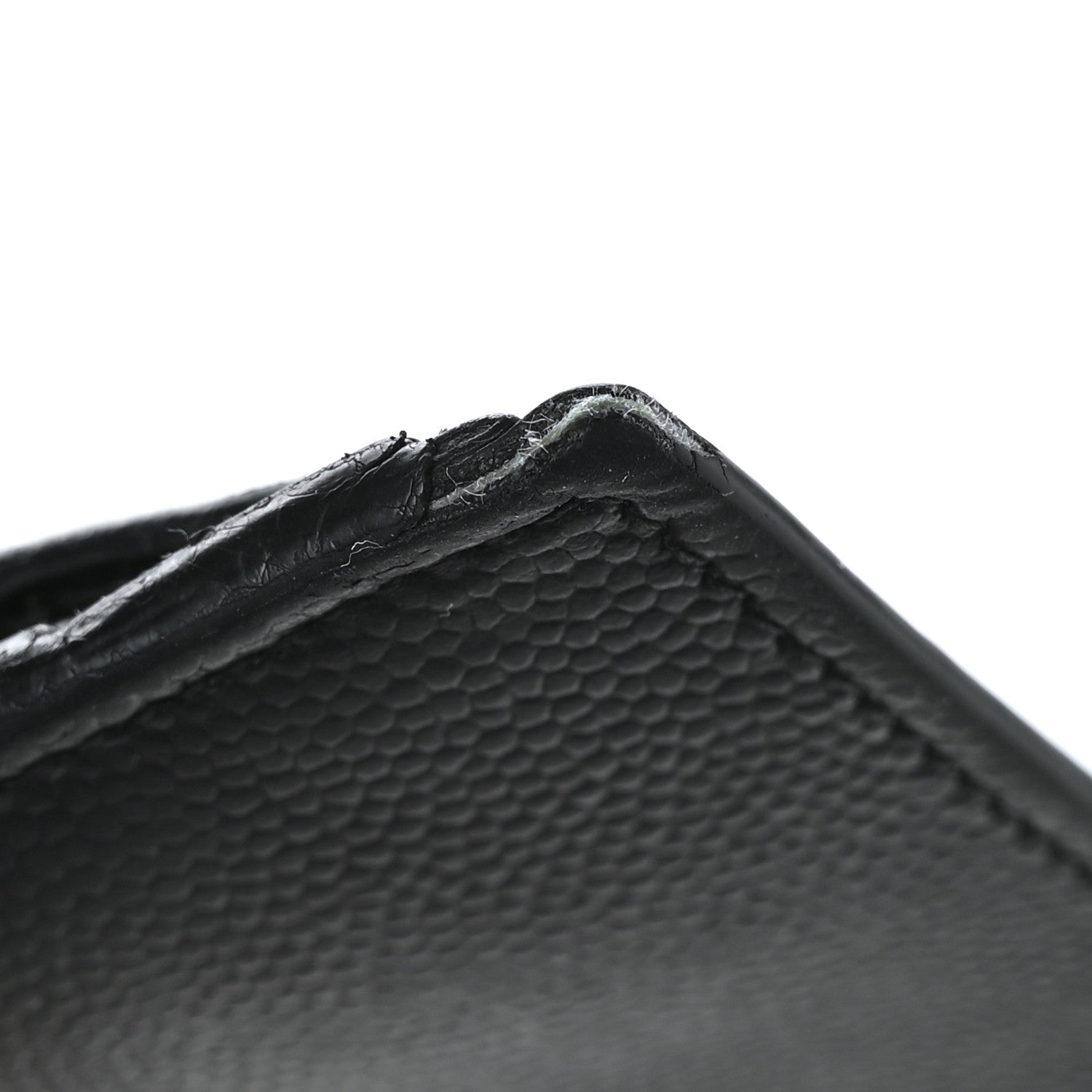 Saint Laurent Grain De Poudre Portefeuille Bi-Fold Wallet Black 9 of 10