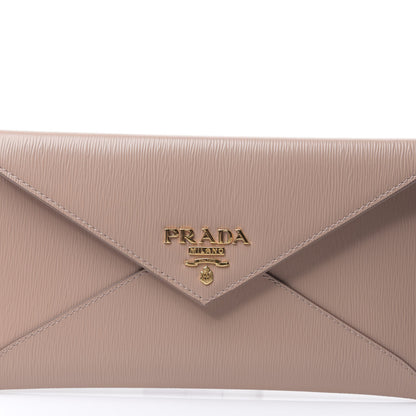 Prada Vitello Move Envelope Wallet Cipria 7 of 8