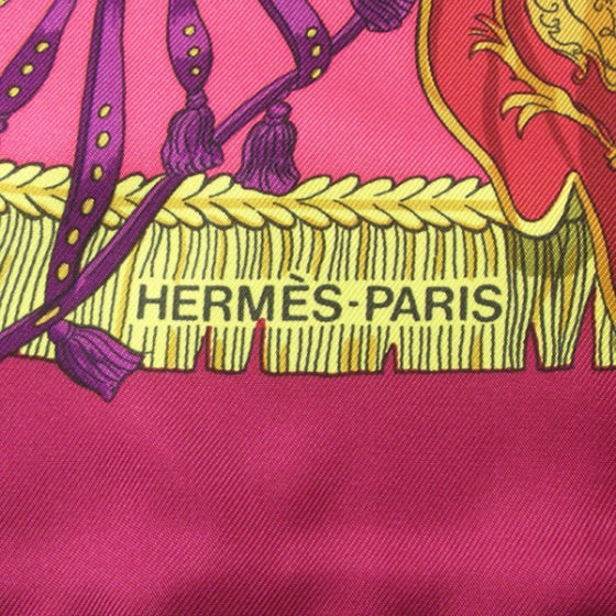 Silk Caparacons De La France Et De L inde Scarf