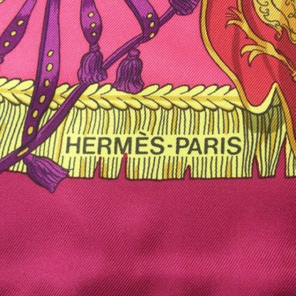 Hermes Silk Caparacons De La France Et De L inde Scarf 5 of 8