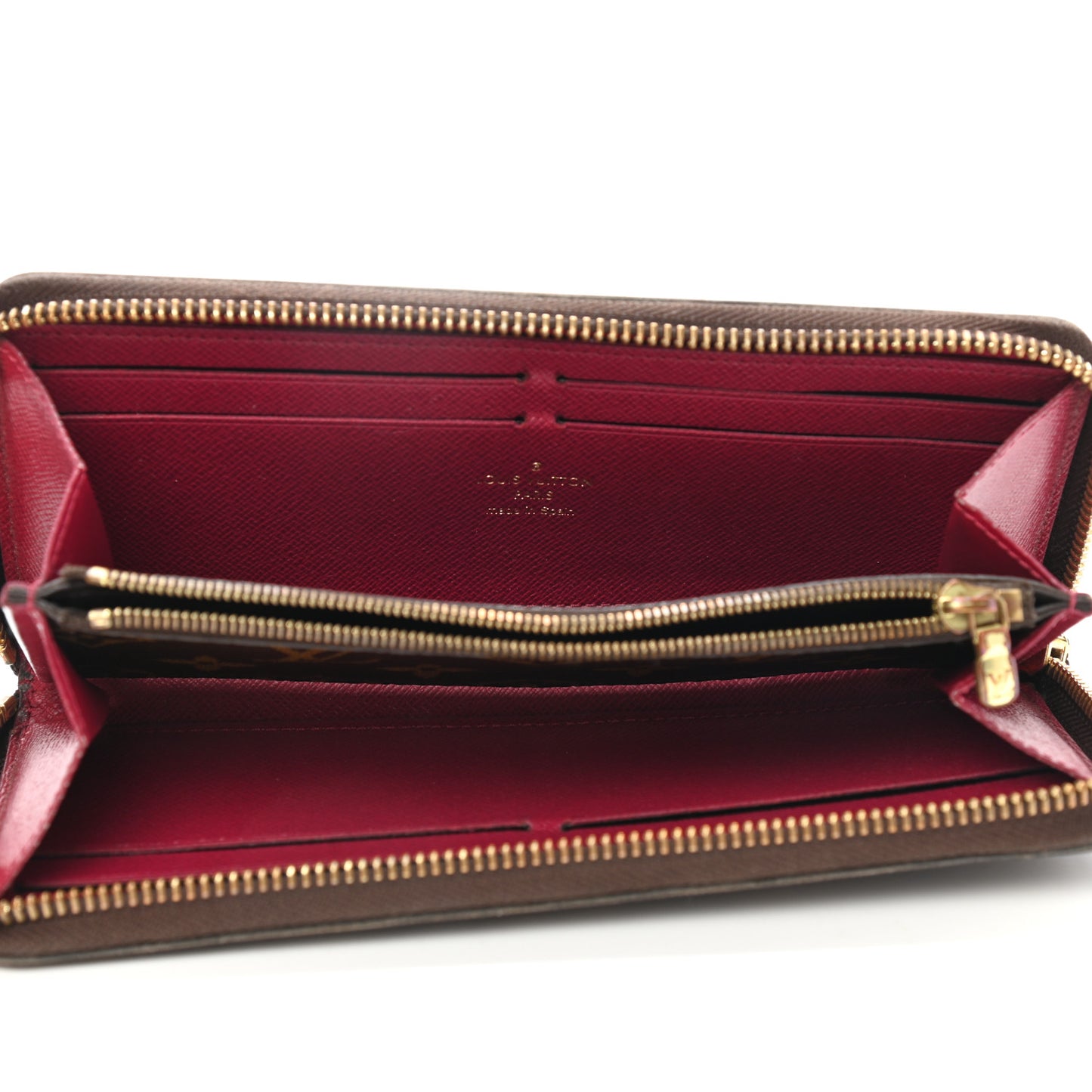 Monogram Clemence Wallet Fuchsia