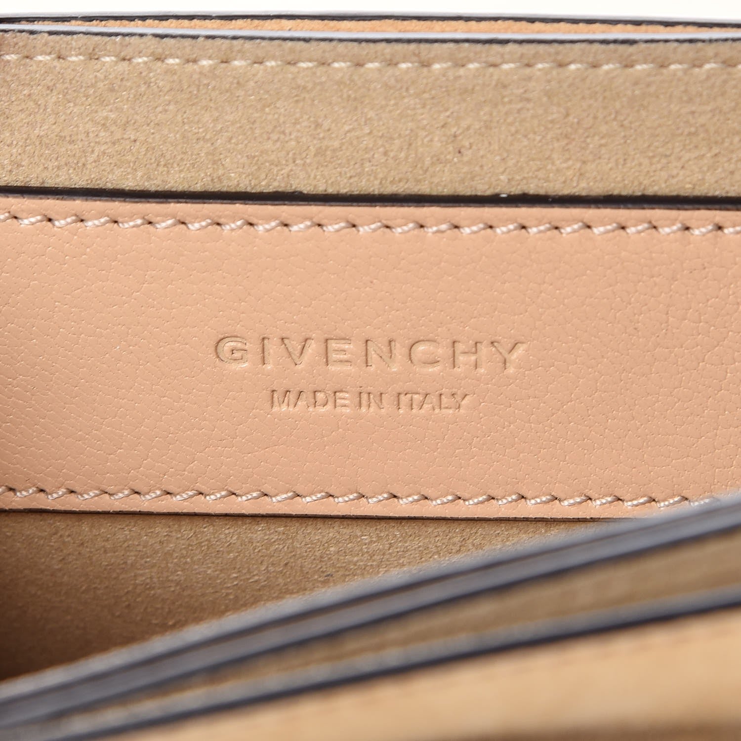 Givenchy Goatskin Suede Mini GV3 Shoulder Bag Nude 6 of 6