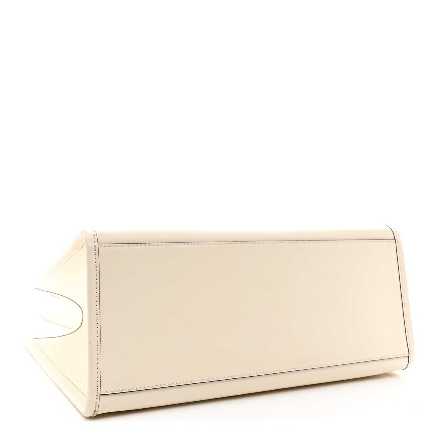 Vitello King Plexiglass Medium Fendi Sunshine Shopper Tote White Ice
