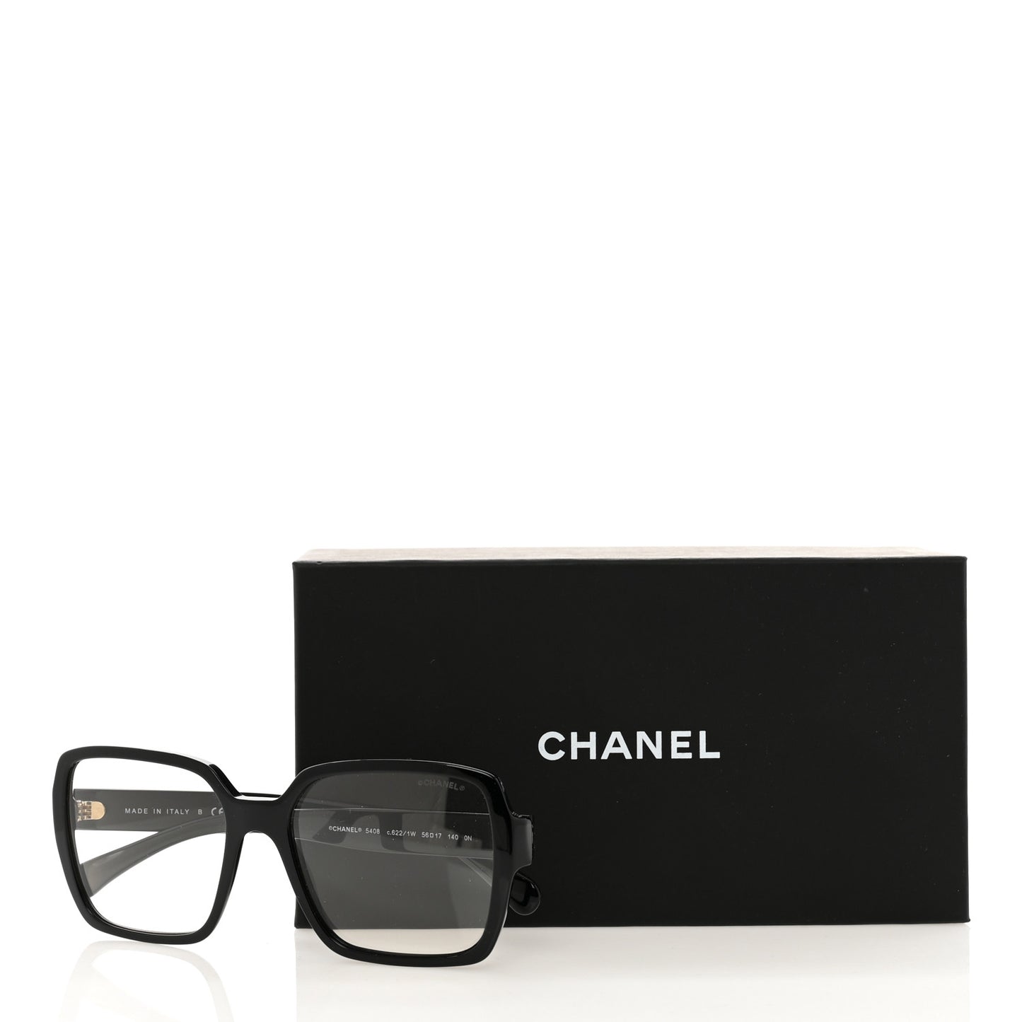 Acetate Square Eyeglasses 5408 Black