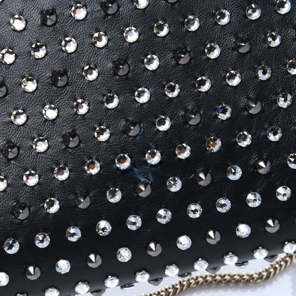 Versace Nappa Crystal Studded Palazzo Chain Evening Bag Black 14 of 14
