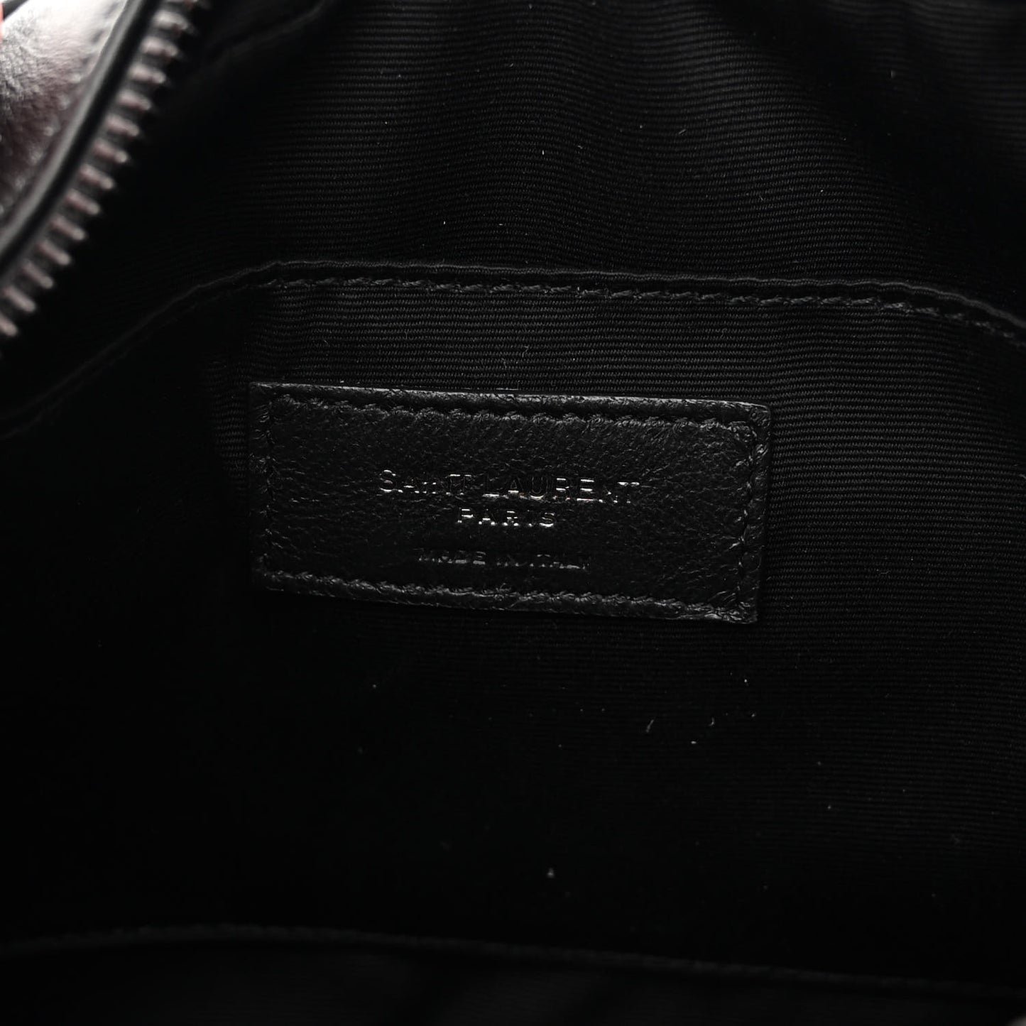 Calfskin Matelasse Monogram Monochrome Lou Camera Bag Black