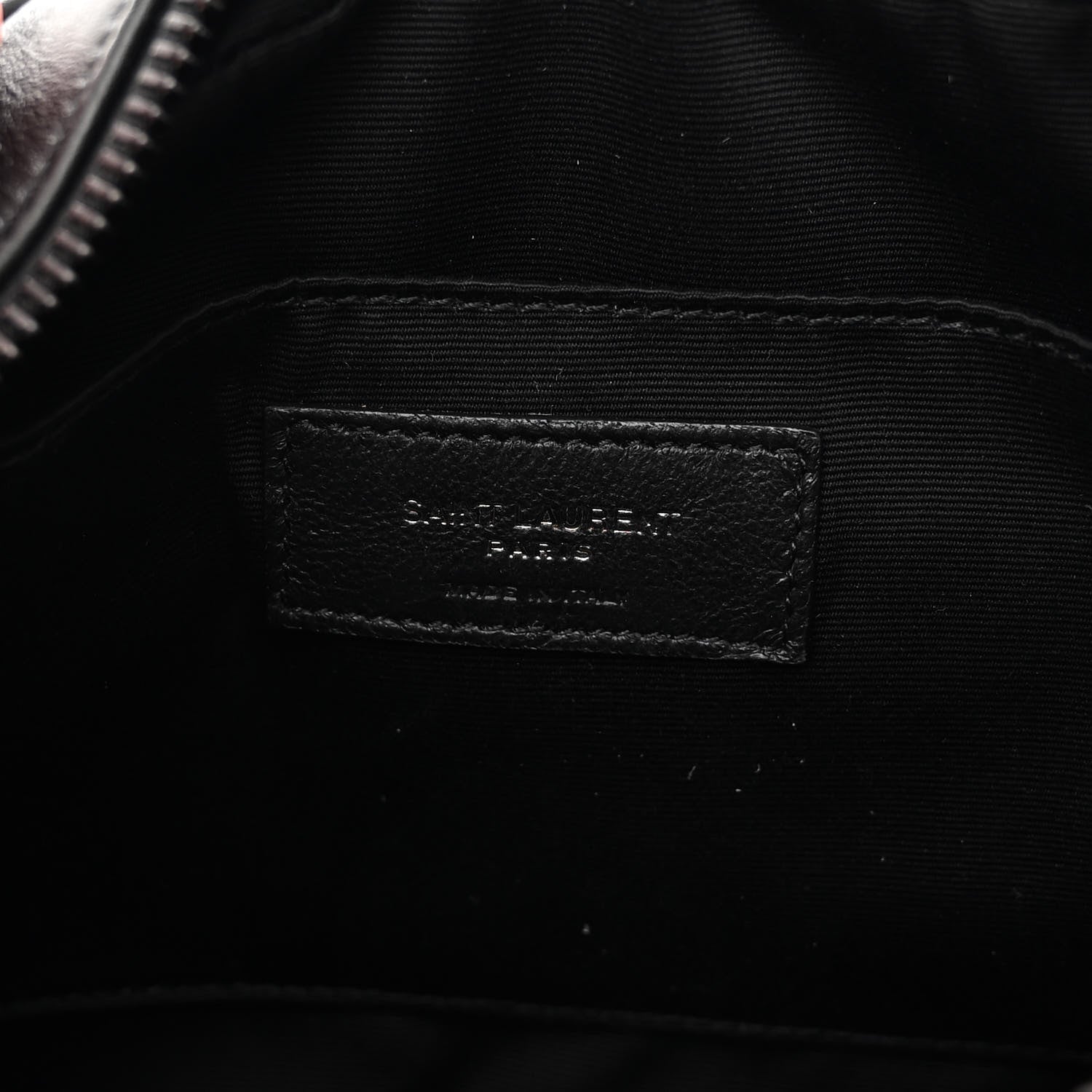 Saint Laurent Calfskin Matelasse Monogram Monochrome Lou Camera Bag Black 6 of 9