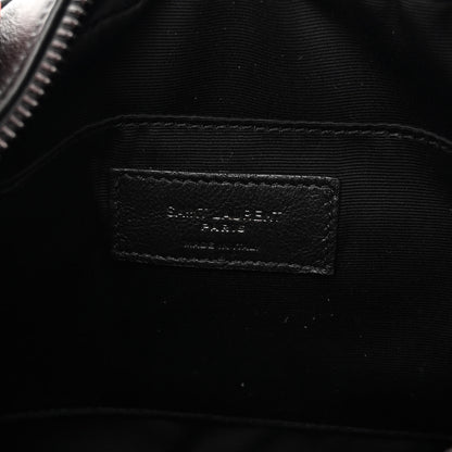 Saint Laurent Calfskin Matelasse Monogram Monochrome Lou Camera Bag Black 6 of 9