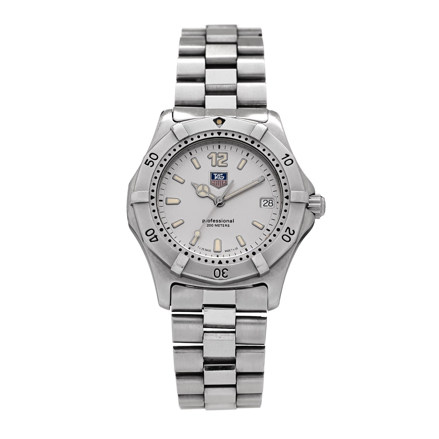 Tag Heuer Stainless Steel 38mm Professional Quartz Watch Silver WK1112 1 of 5