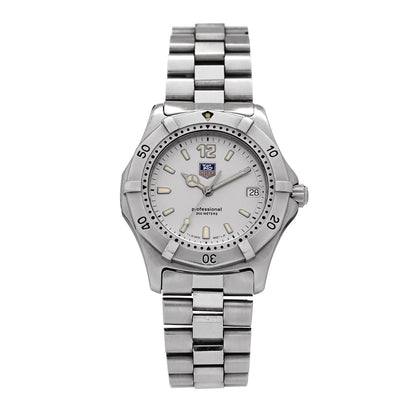 Tag Heuer Stainless Steel 38mm Professional Quartz Watch Silver WK1112 1 of 5