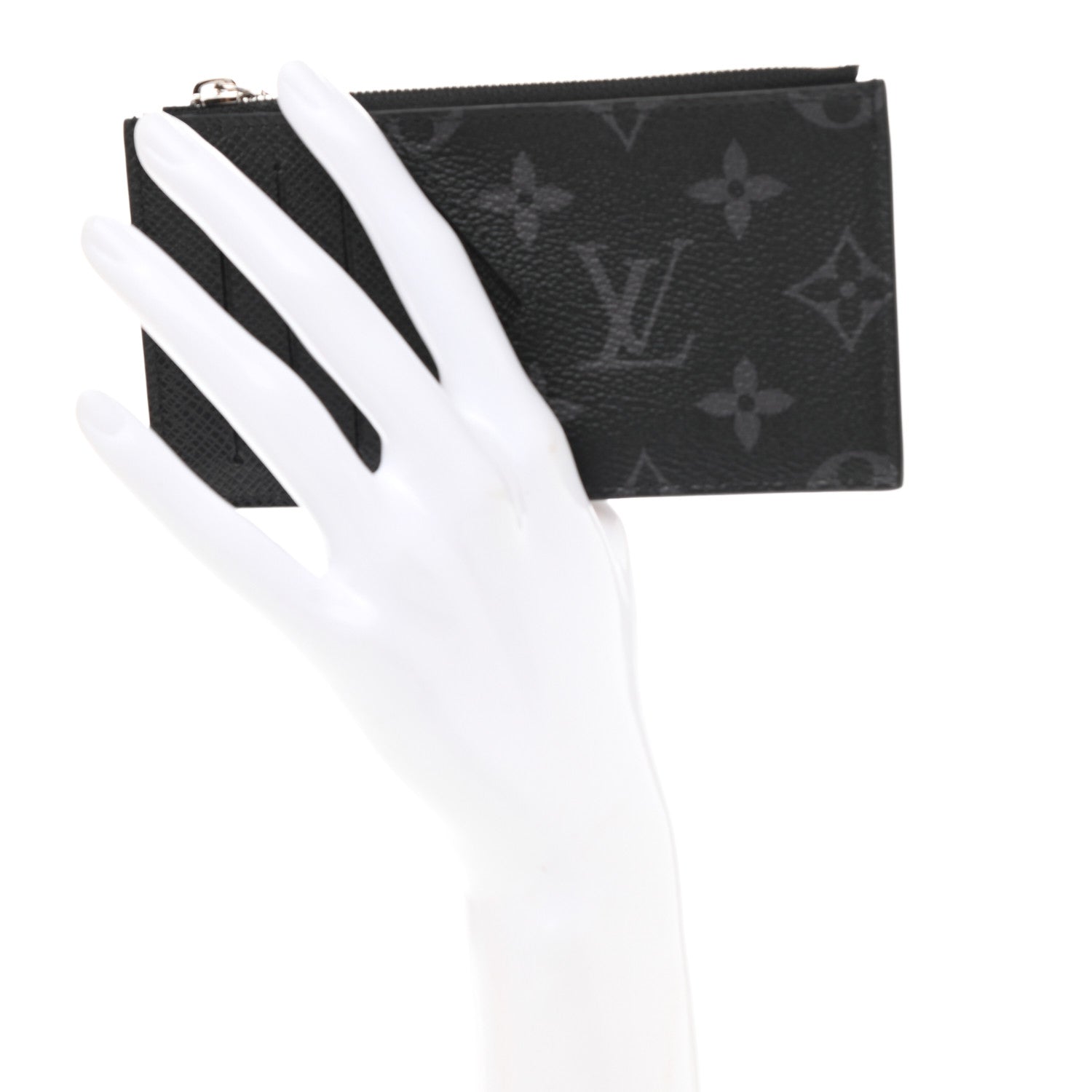 Louis Vuitton Taigarama Coin Card Holder Black 2 of 7