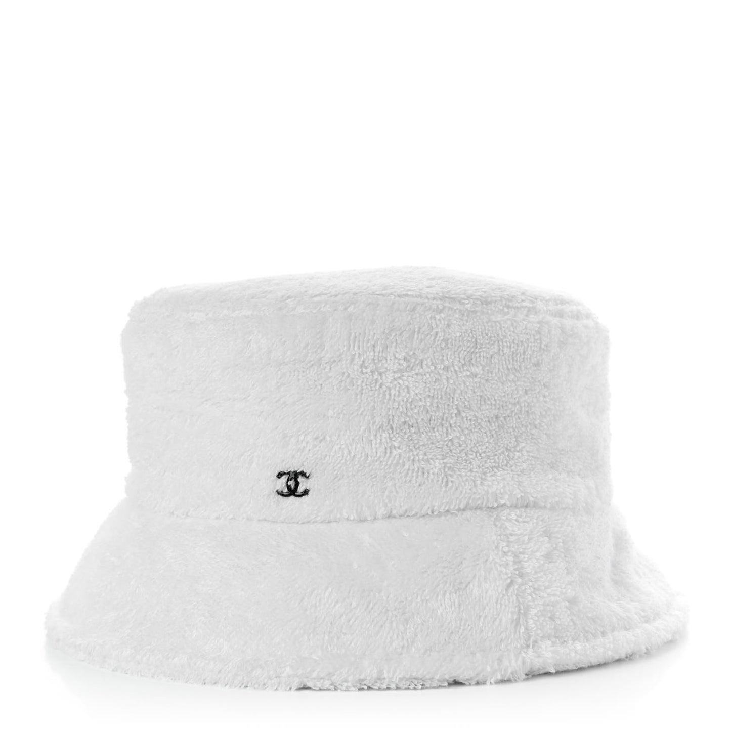 Terry Cloth CC Bucket Hat S White