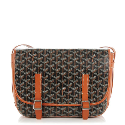 Goyard Goyardine Belvedere MM Messenger Bag Black Gold 1 of 6