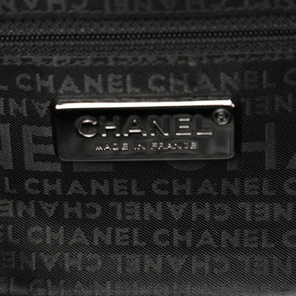 Chanel Distressed Lambskin Lady Braid Frame Bowler Black 6 of 11