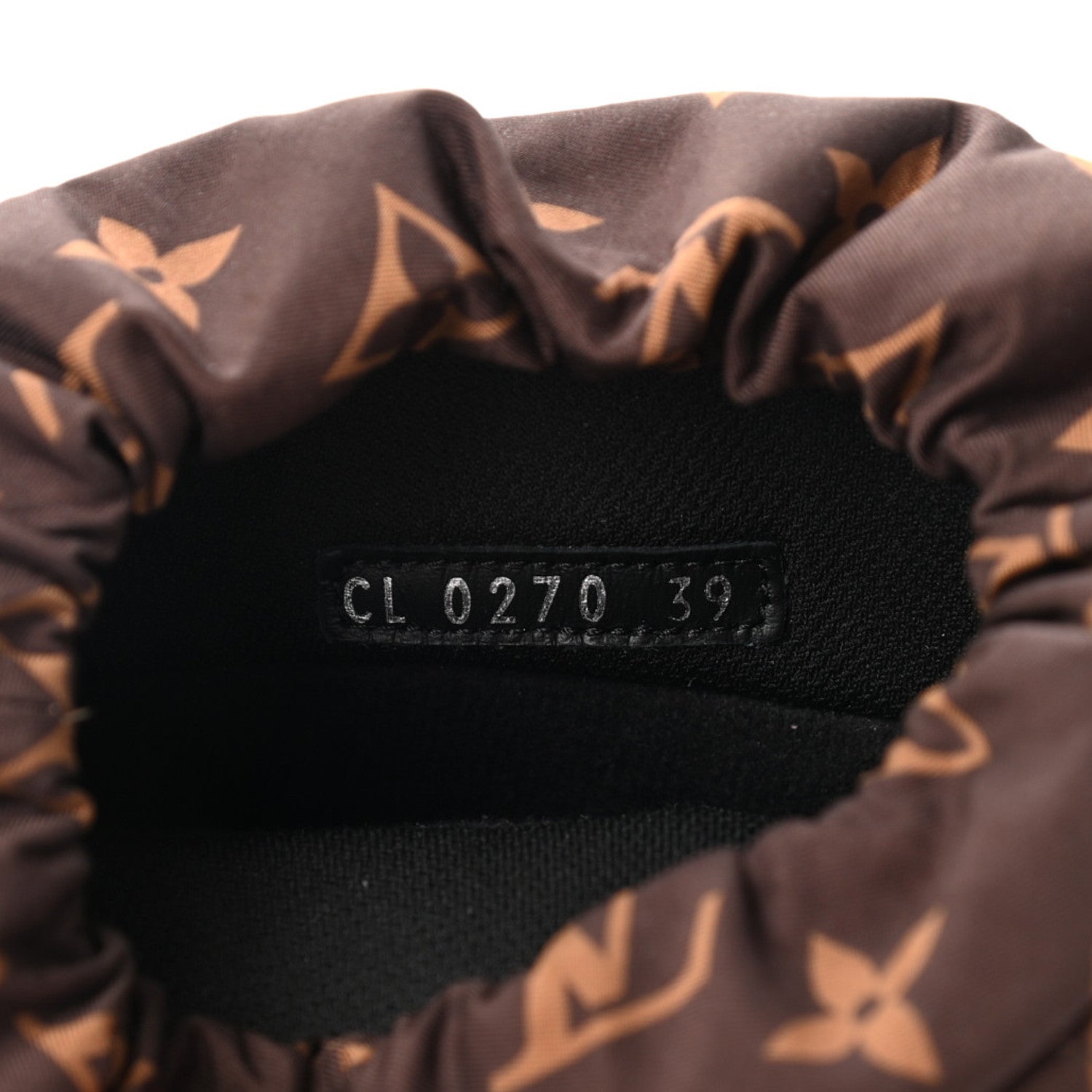 Louis Vuitton Monogram Polar Flat Half Boots 39 Black 7 of 8