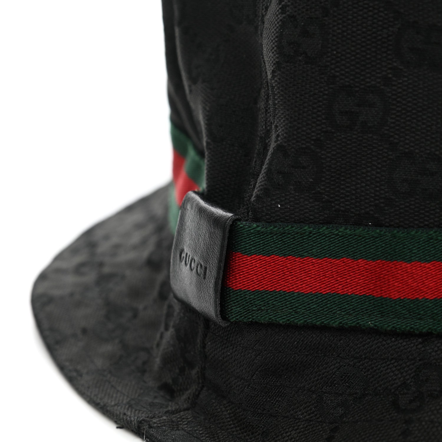 Gucci Monogram Web Bucket Hat M Black 11 of 12