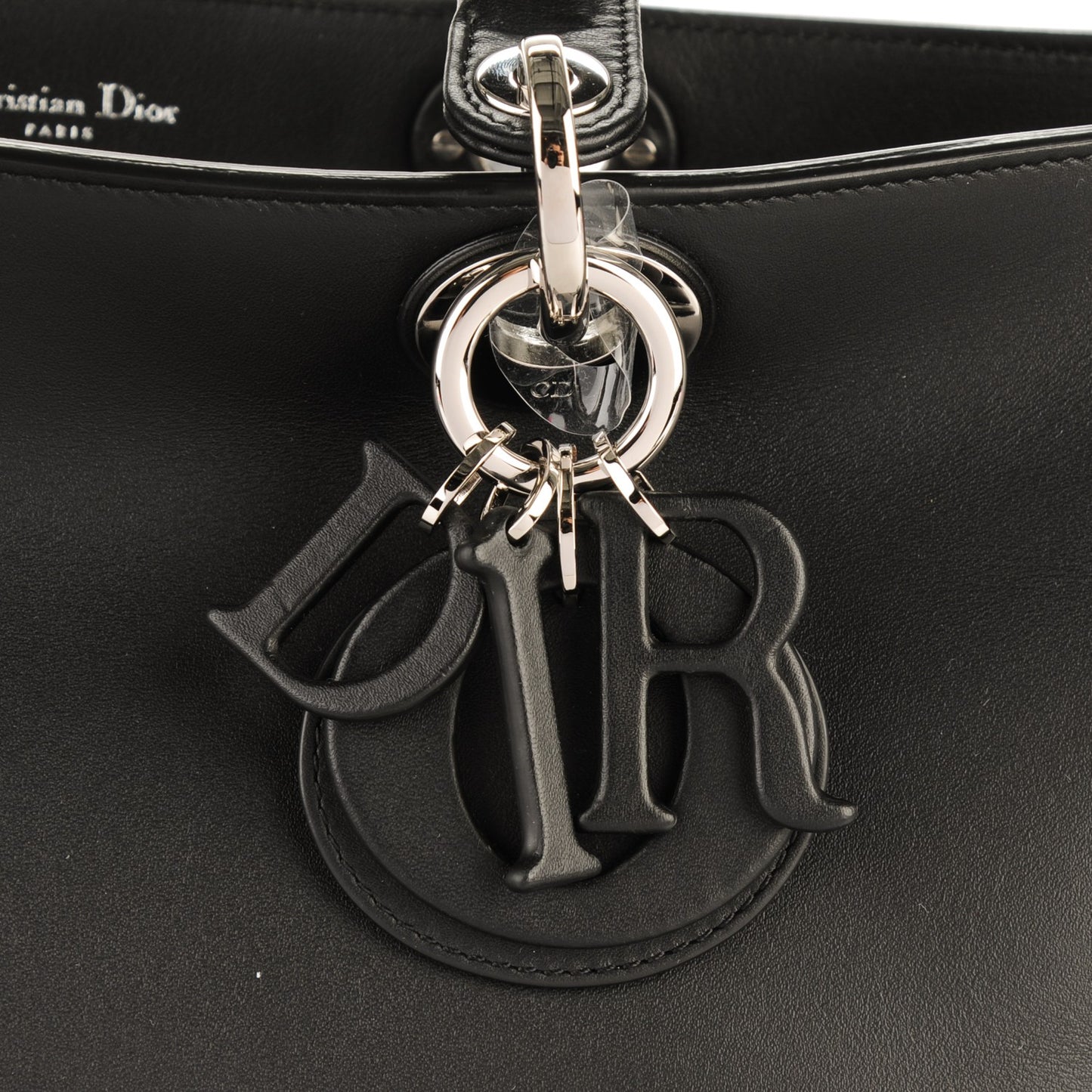 Calfskin Large Diorissimo Tote Black