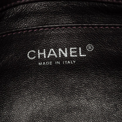 Chanel Lambskin Quilted Clutch With Chain Flap Purple 7 of 8