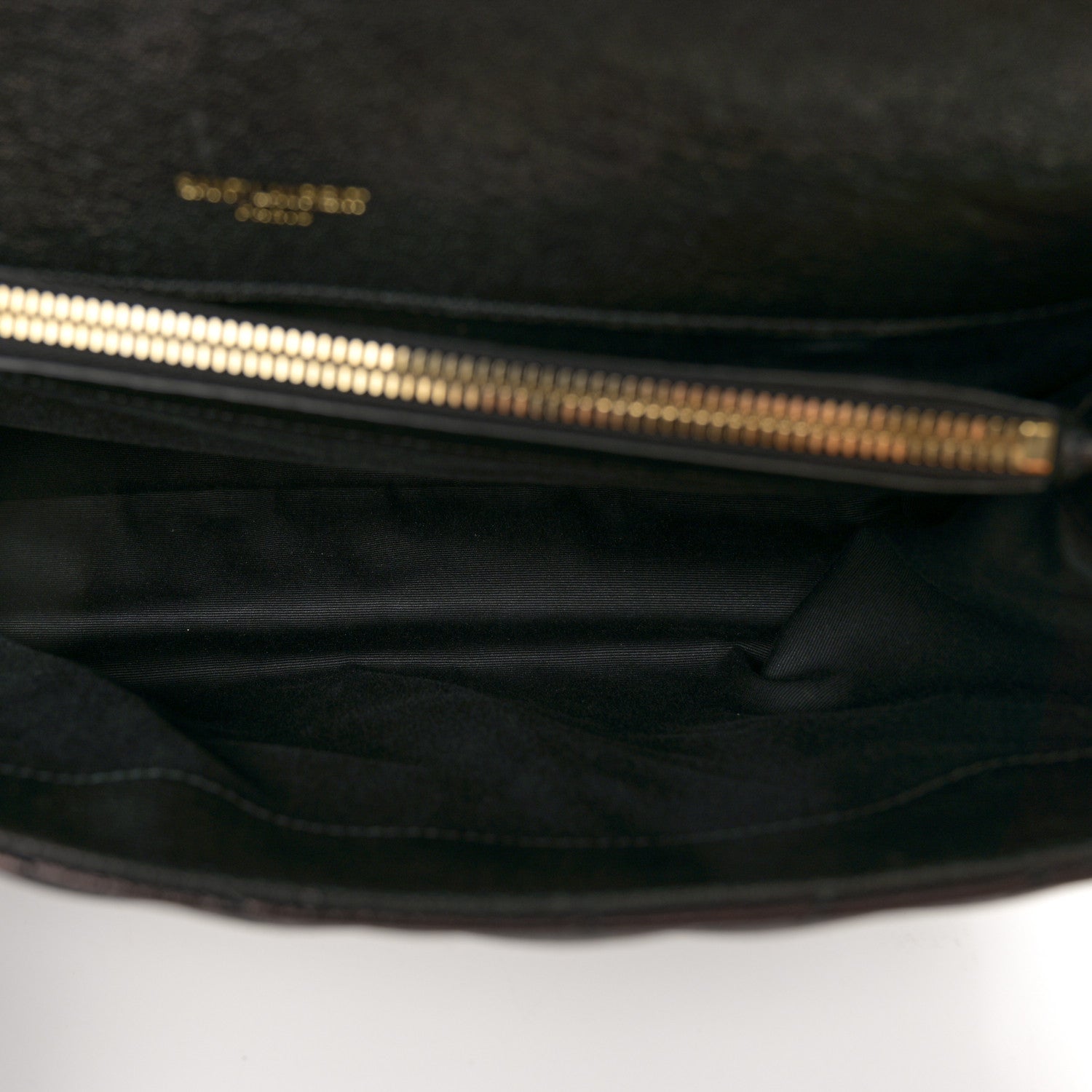 Saint Laurent Sheepskin Matelasse Chevron Monogram Large College Satchel Black Tulip 5 of 14