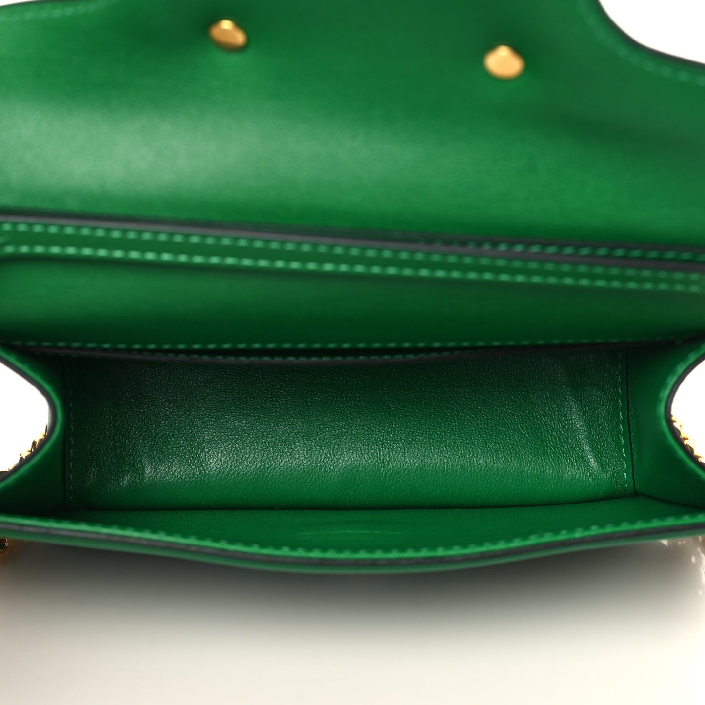 Calfskin Vlogo Small Loco Shoulder Bag Gea Green