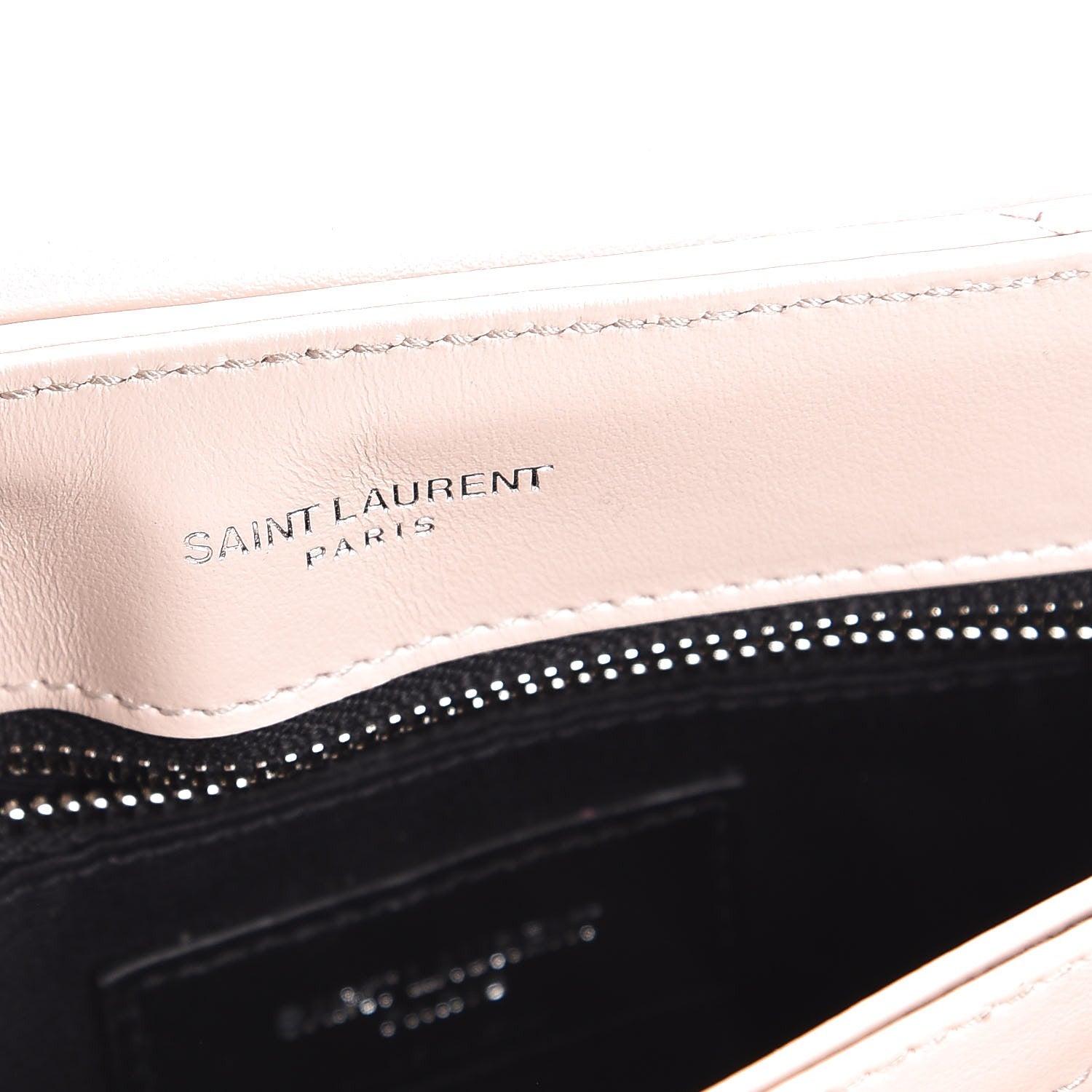 Saint Laurent Calfskin Y Quilted Monogram Toy Loulou Crossbody Bag Marble Pink 7 of 8