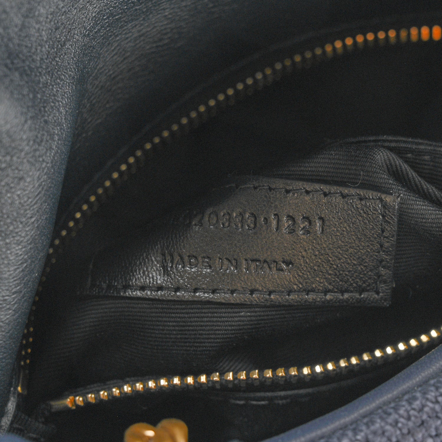 Saint Laurent Canvas Quilted Toy Loulou Puffer Monogram Chain Satchel Deep Marine 8 of 11