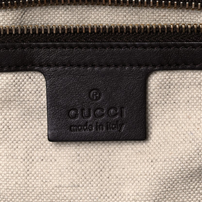 Gucci GG Supreme Monogram Medium Nice Boston Dark Brown 6 of 20